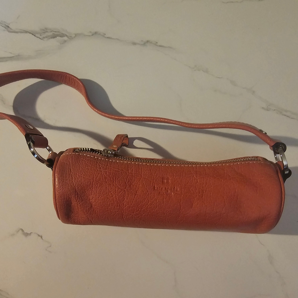 Kate Spade Pink Cylinder Wristlet/Shoulder Bag